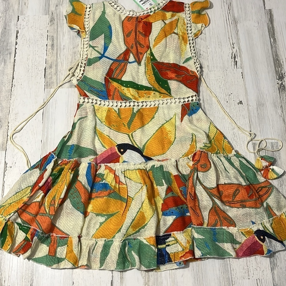Farm Rio Brazil Toucan Dress Size P NWT - Picture 10 of 14